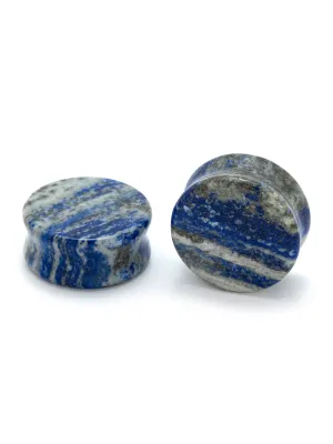 Lapis Lazuli Stone Plugs