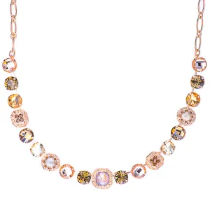 Large Square Cluster Necklace in "Chai" *Custom*