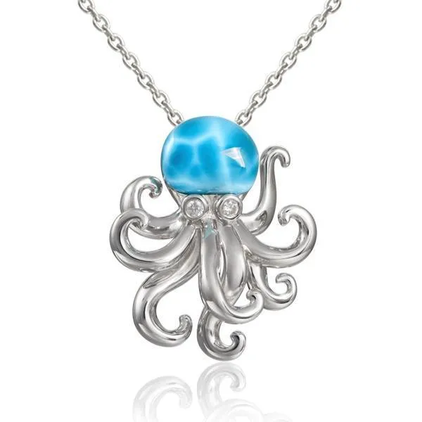 Larimar Kraken Pendant by Alamea