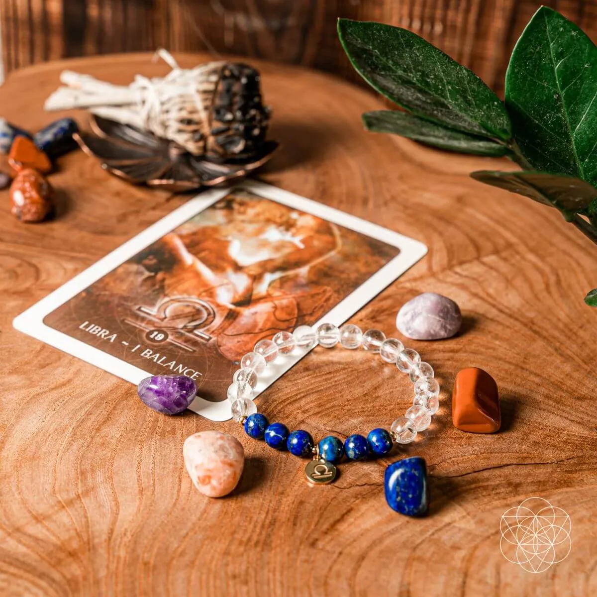 Libra Bracelet and Crystals Set