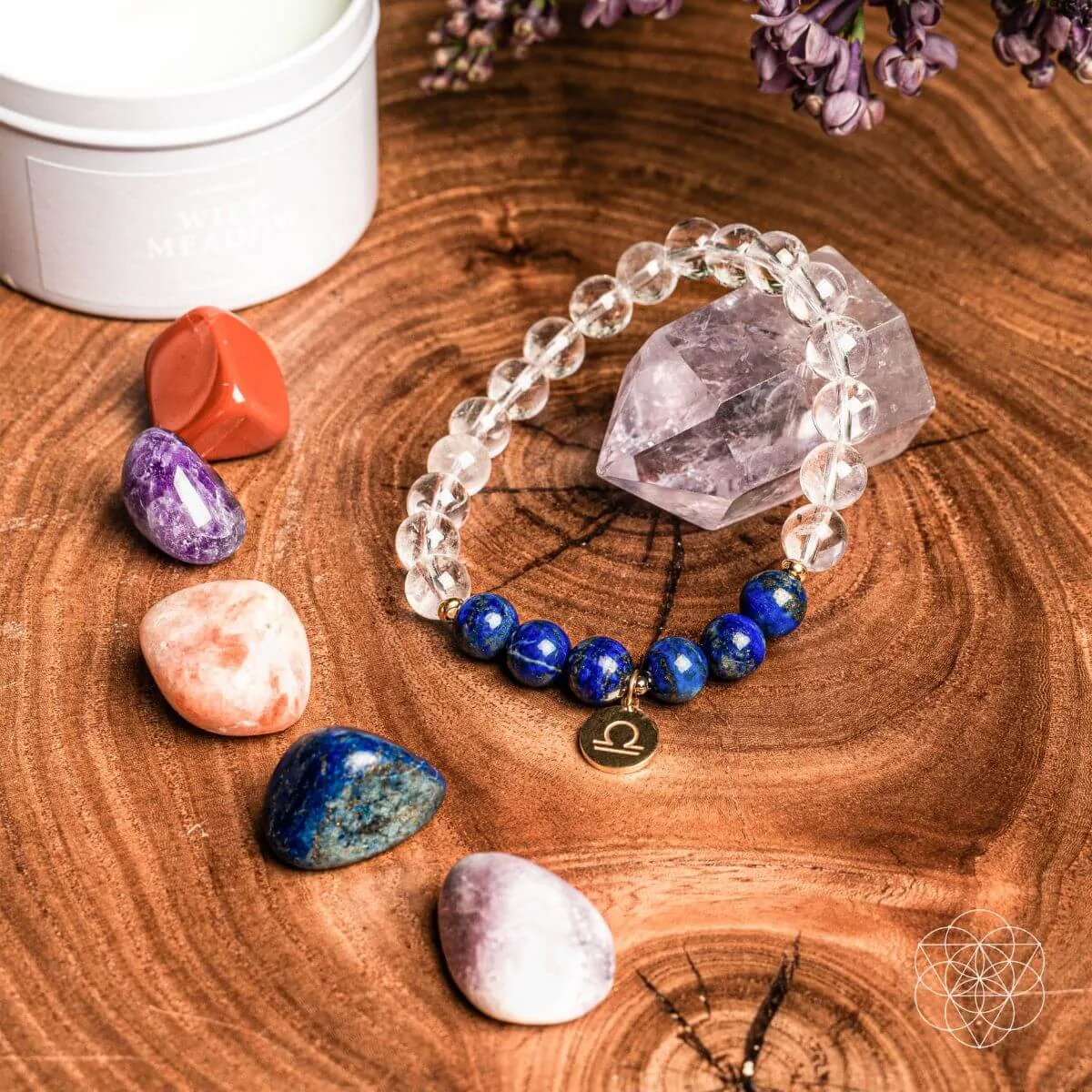 Libra Bracelet and Crystals Set