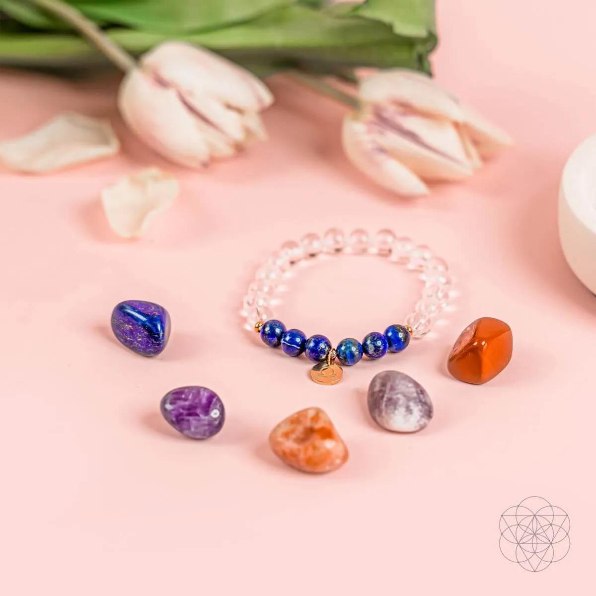 Libra Bracelet and Crystals Set