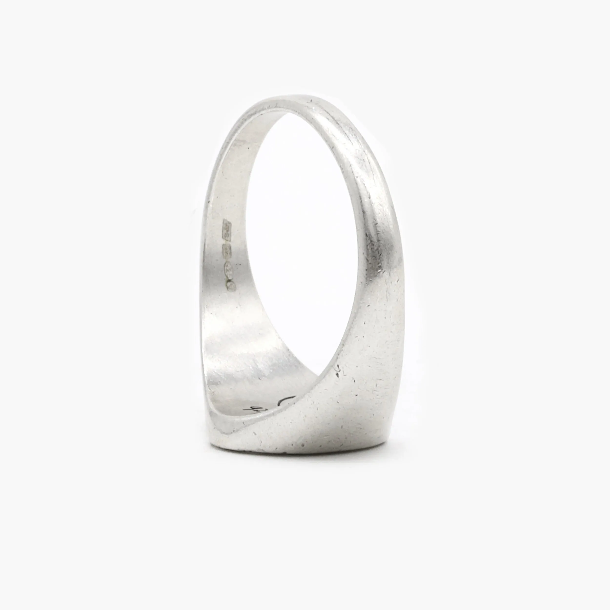 Malachite "Rio" Sterling Silver Signet Ring