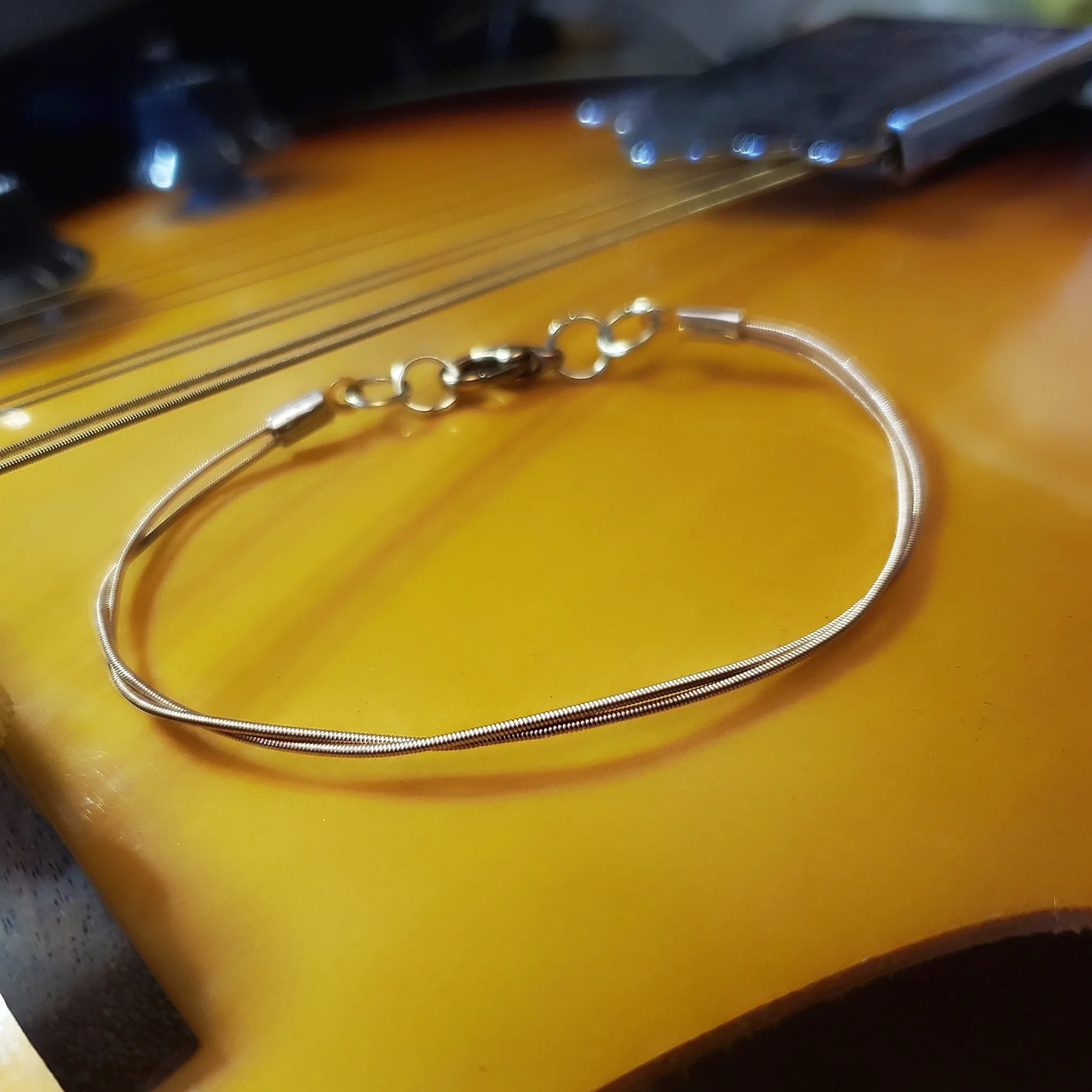 Mandolin String Clasp Style Bracelet