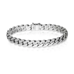 Miami Cuban .925 Sterling Silver Chain Link Bracelet, 30.81 grams