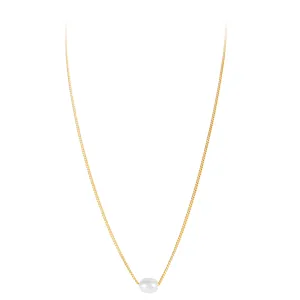 MINI PEARL TEARDROP NECKLACE