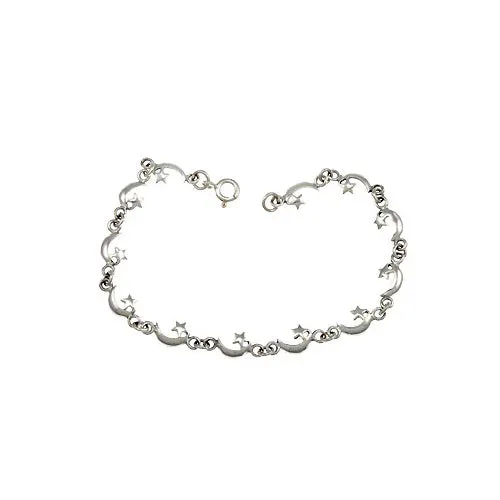 Moon and Star Bracelet