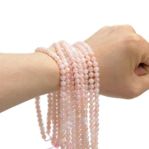 Morganite 6mm Smooth Rounds