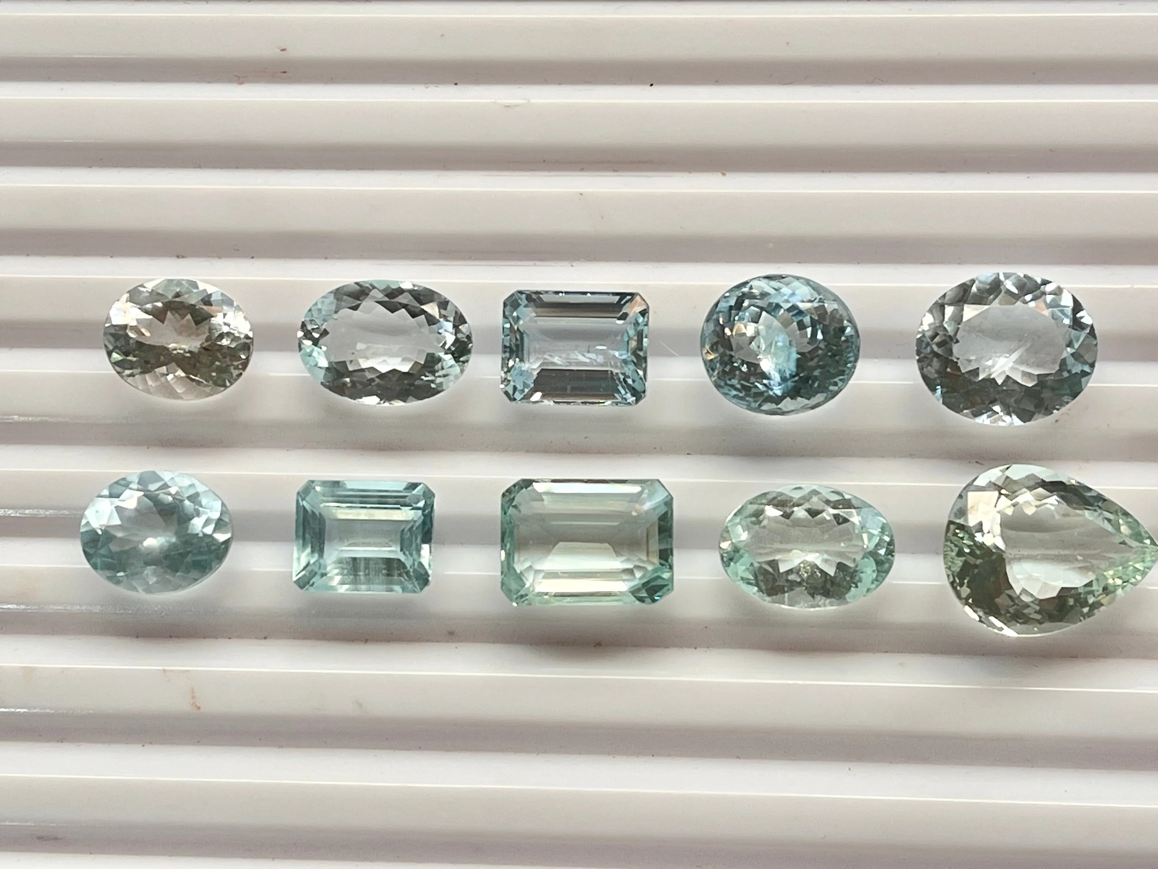 Natural Aquamarine gemstone loose for ring, pendant making