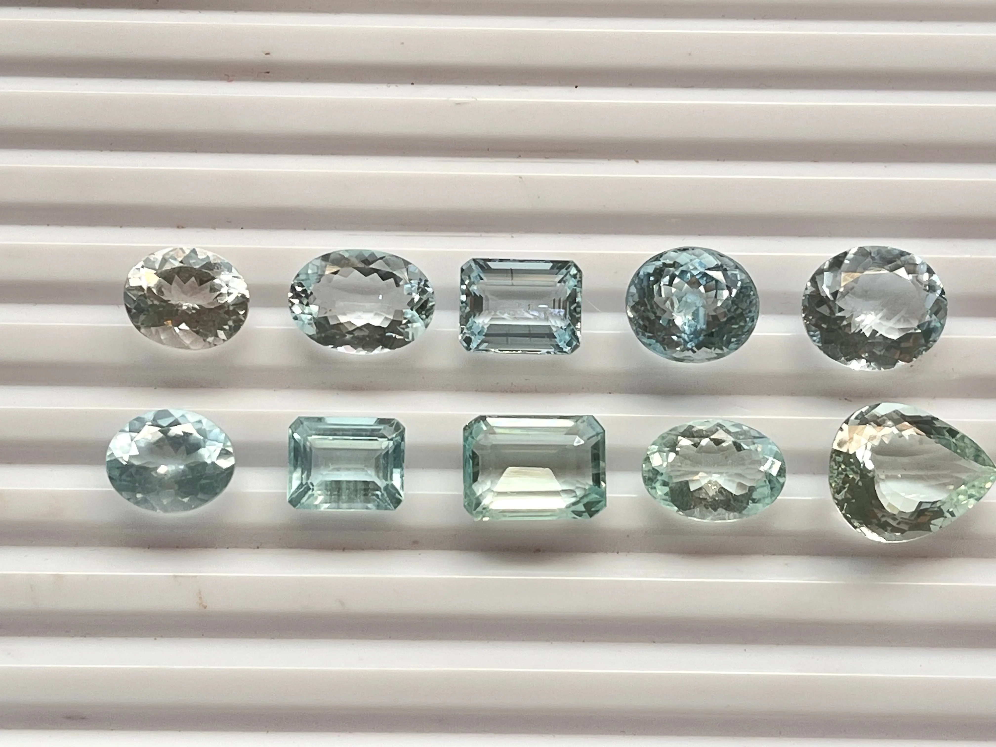 Natural Aquamarine gemstone loose for ring, pendant making