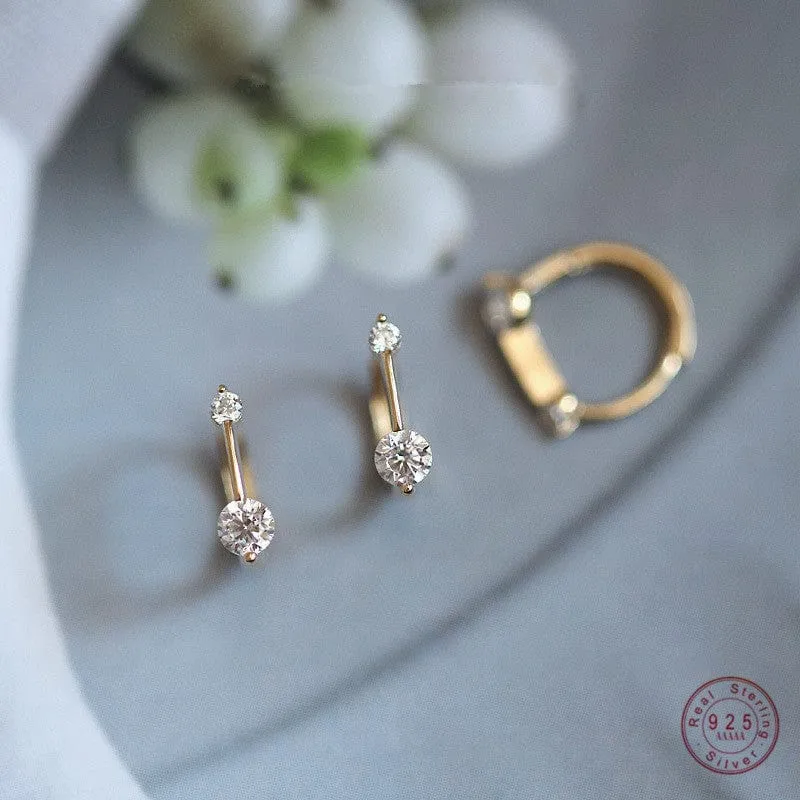 Nikka 925 Sterling Silver Earrings
