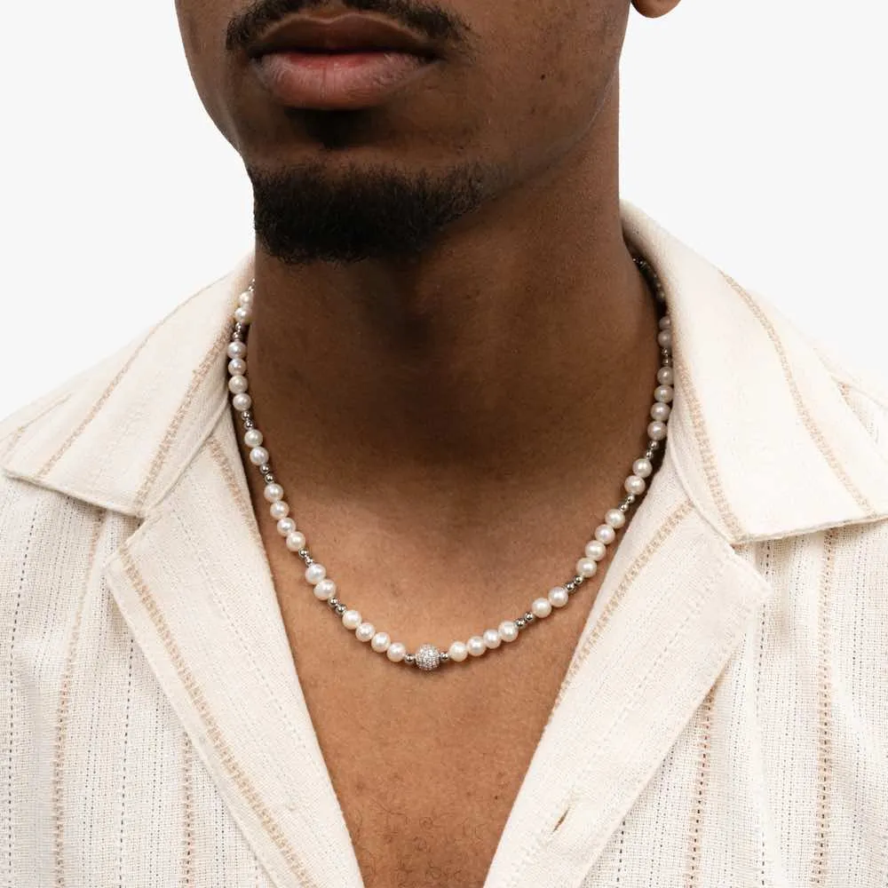 Pearl Iceball Necklace