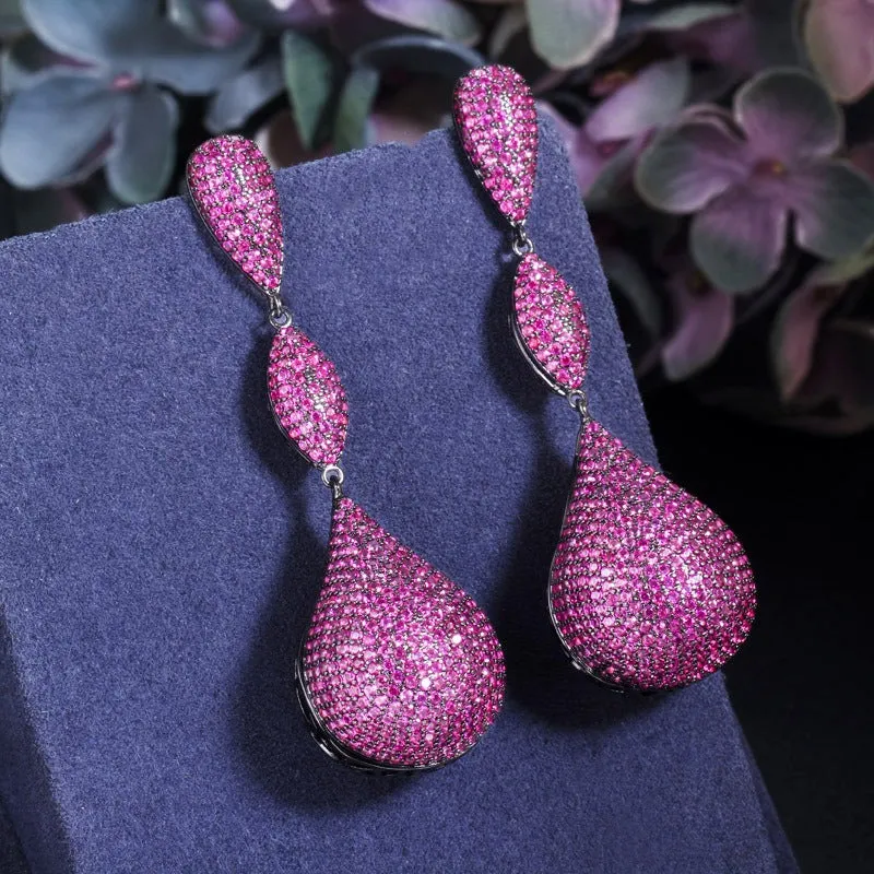 Pre Order:  Micro-Paved Zirconia Irregular Earrings