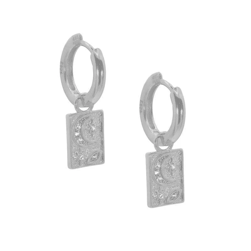 Rome Moon and Star Hoops