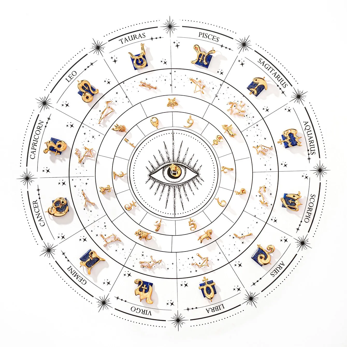 Scorpio Zodiac Studs