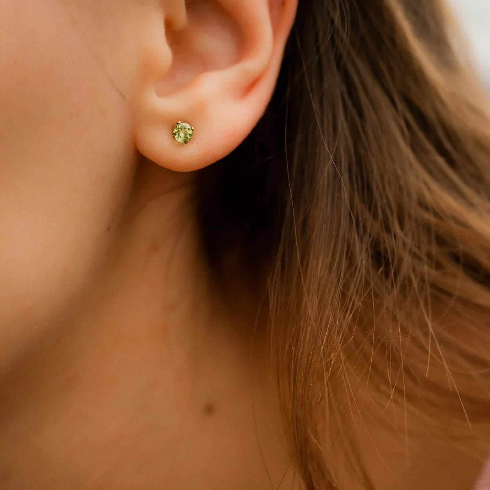 SERENITY Peridot Studs