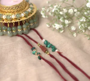 Set of 3 Crystal Rakhis