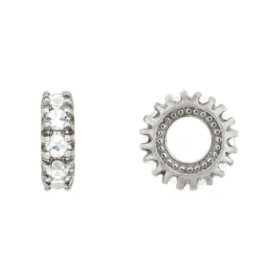 Silver & Peridot Charm S009P