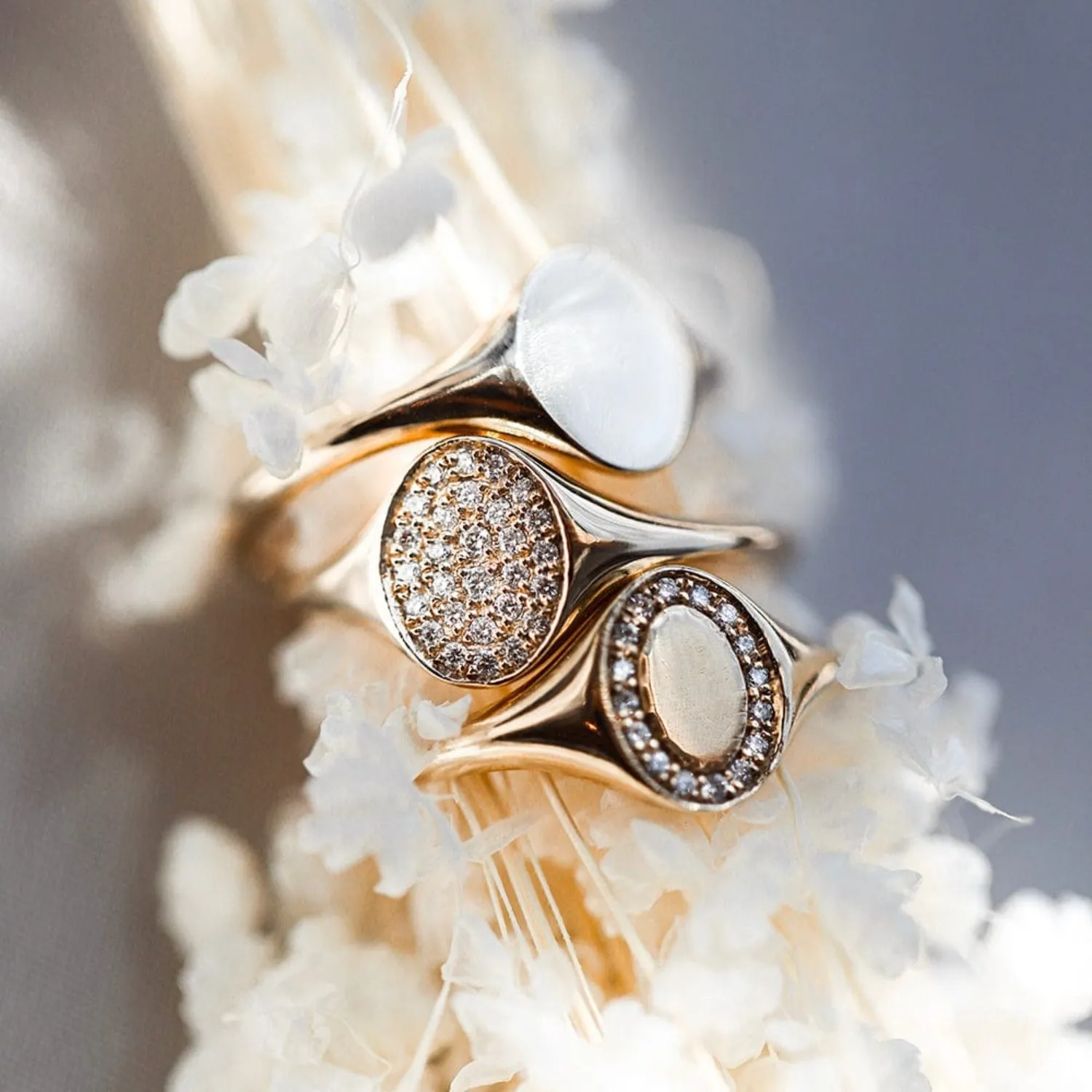 Spark Namesake Diamond Signet
