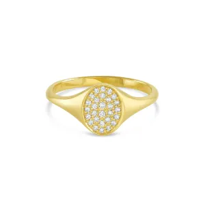 Spark Namesake Diamond Signet