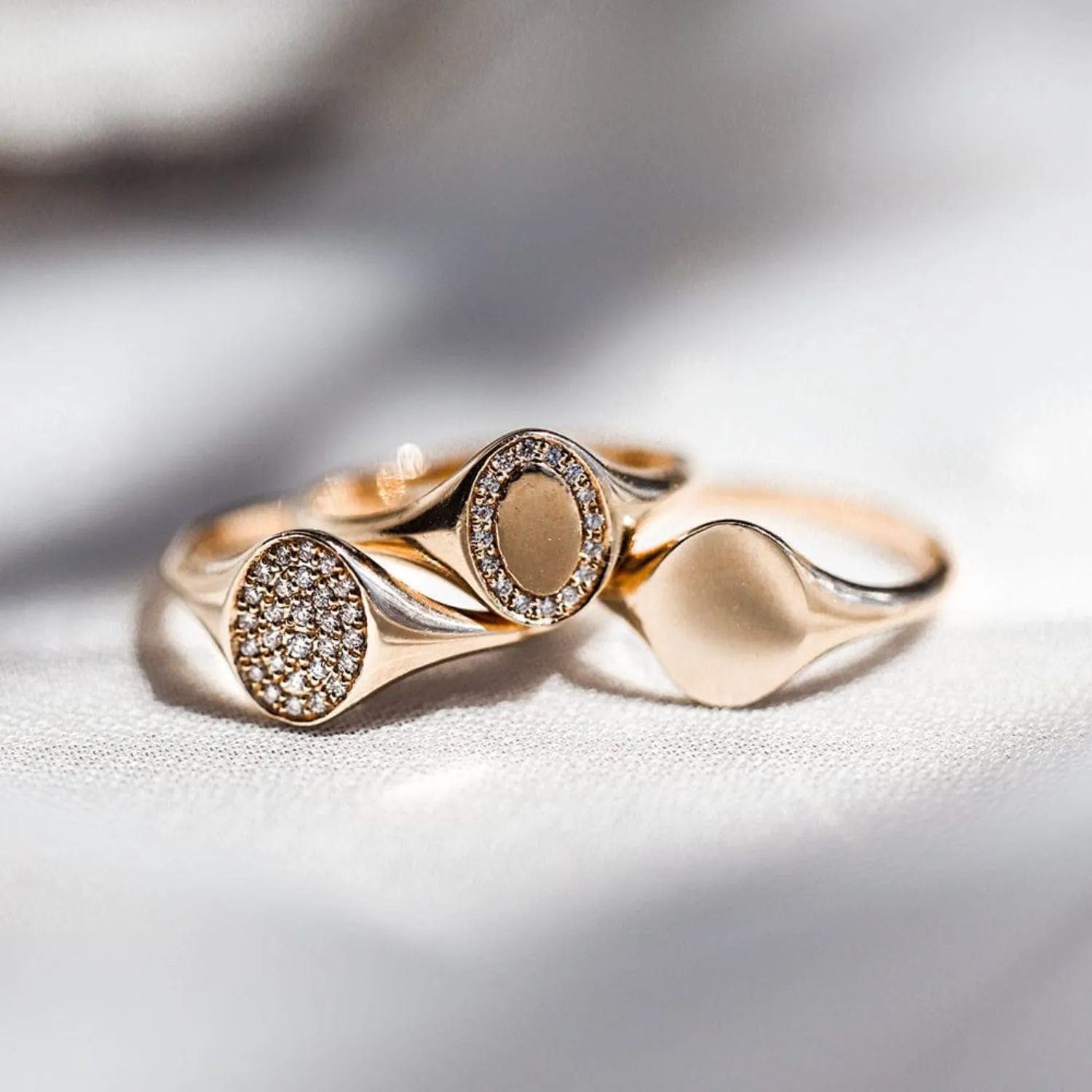 Spark Namesake Diamond Signet