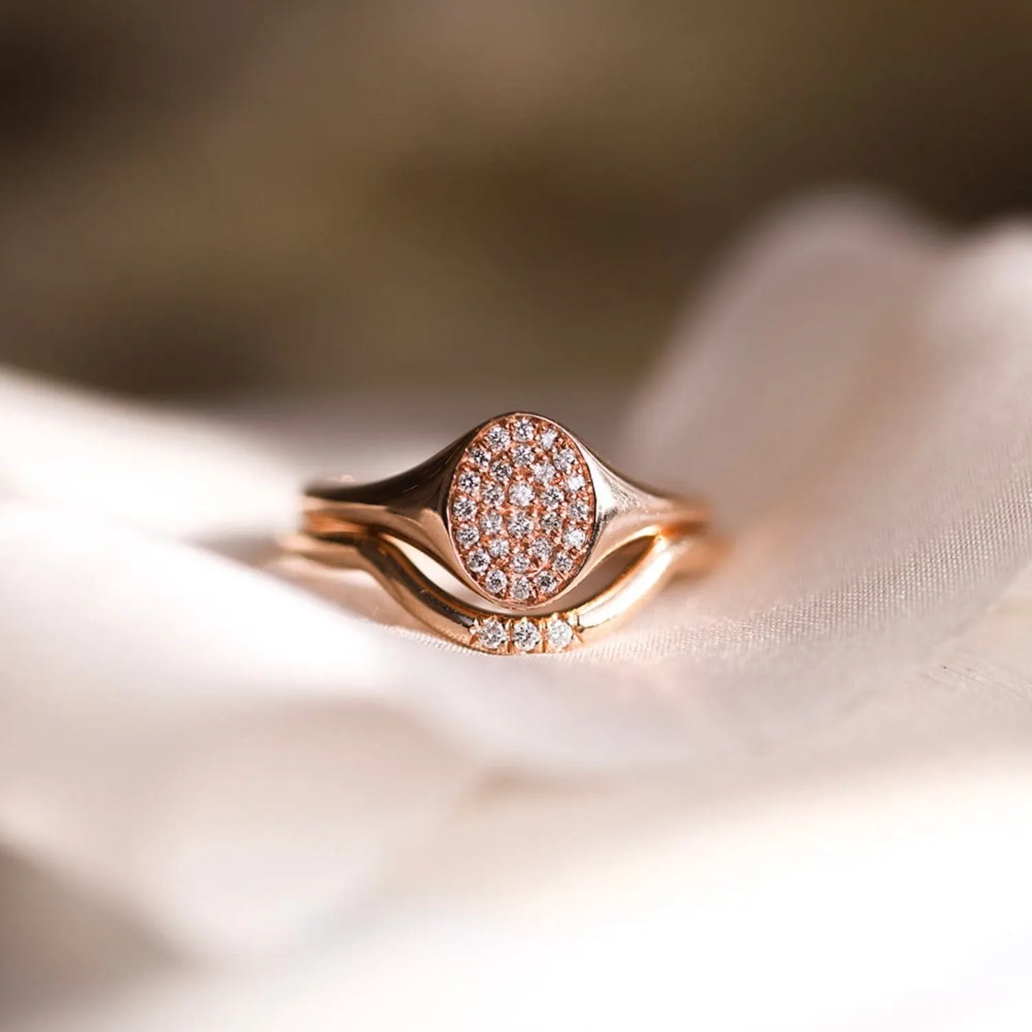 Spark Namesake Diamond Signet