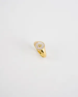 Star Mother of Pearl Ring