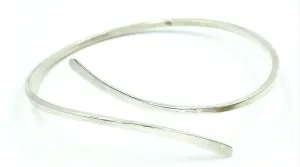 Sterling Silver Bangle/Arm Band - Split Style Bracelet - Fine  Jewellery