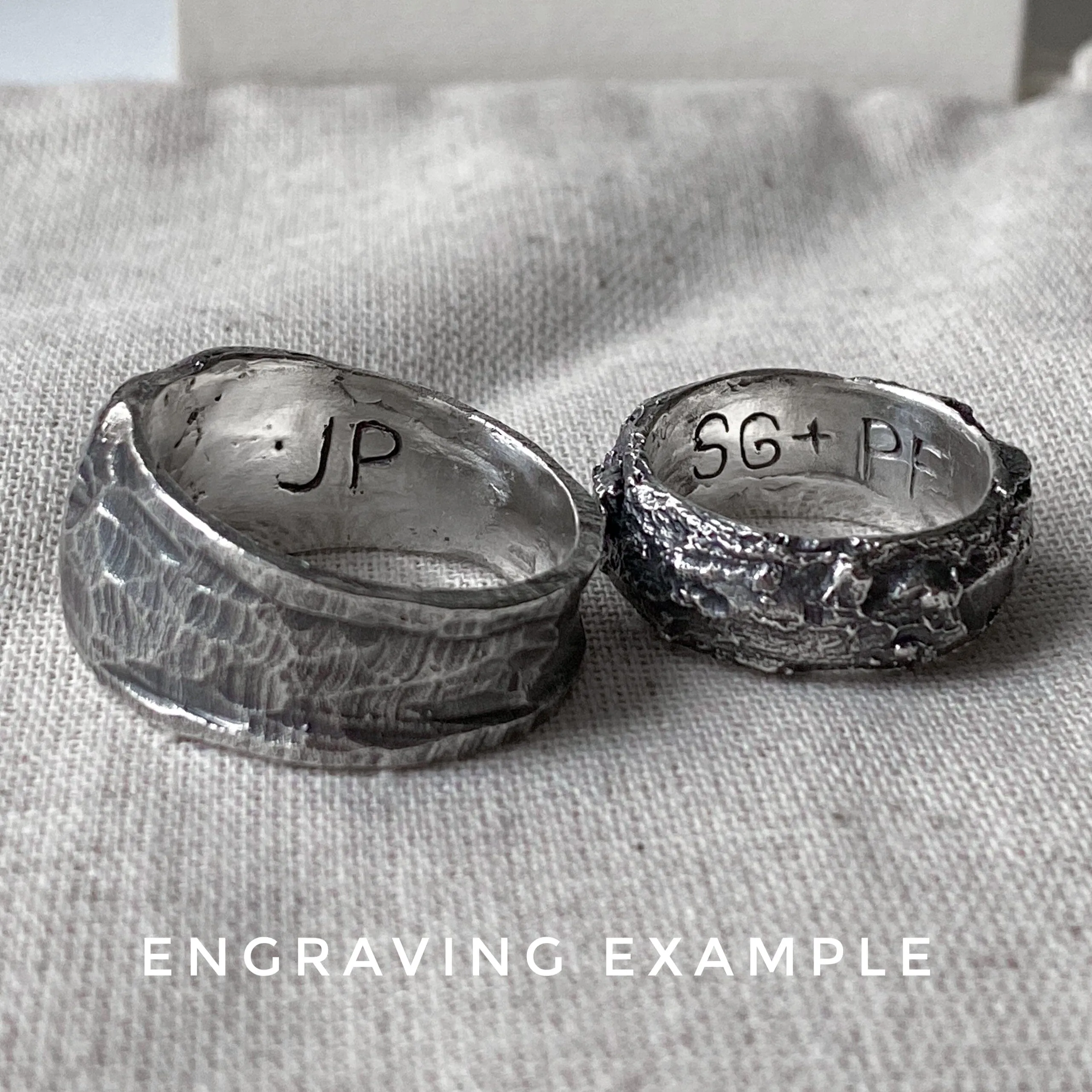 Svaneti ring - an unusual signet ring of a square shape with destroyed ethnic patterns