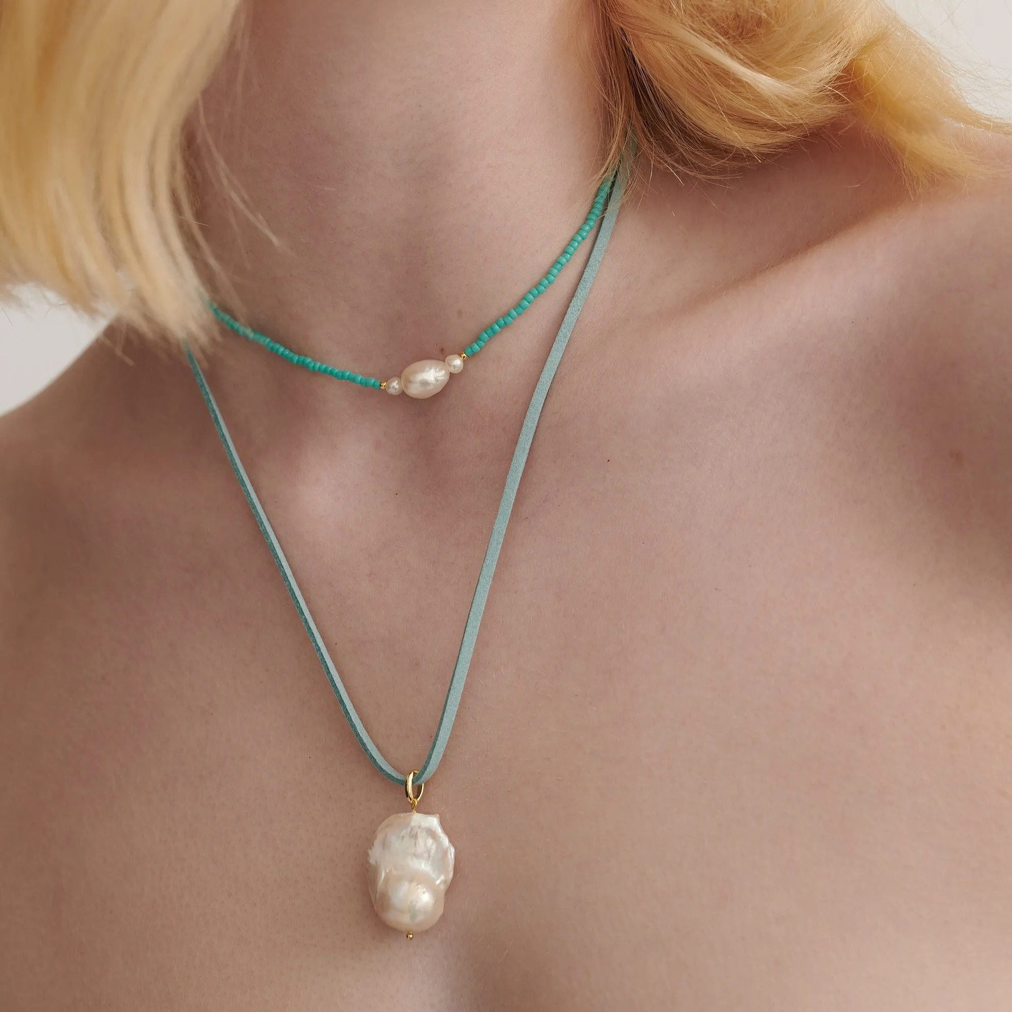 Sylvie Necklace - Blue