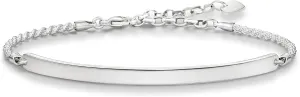 Thomas Sabo Sterling Silver Love Bridge Bracelet LBA0008-001-12-L21V