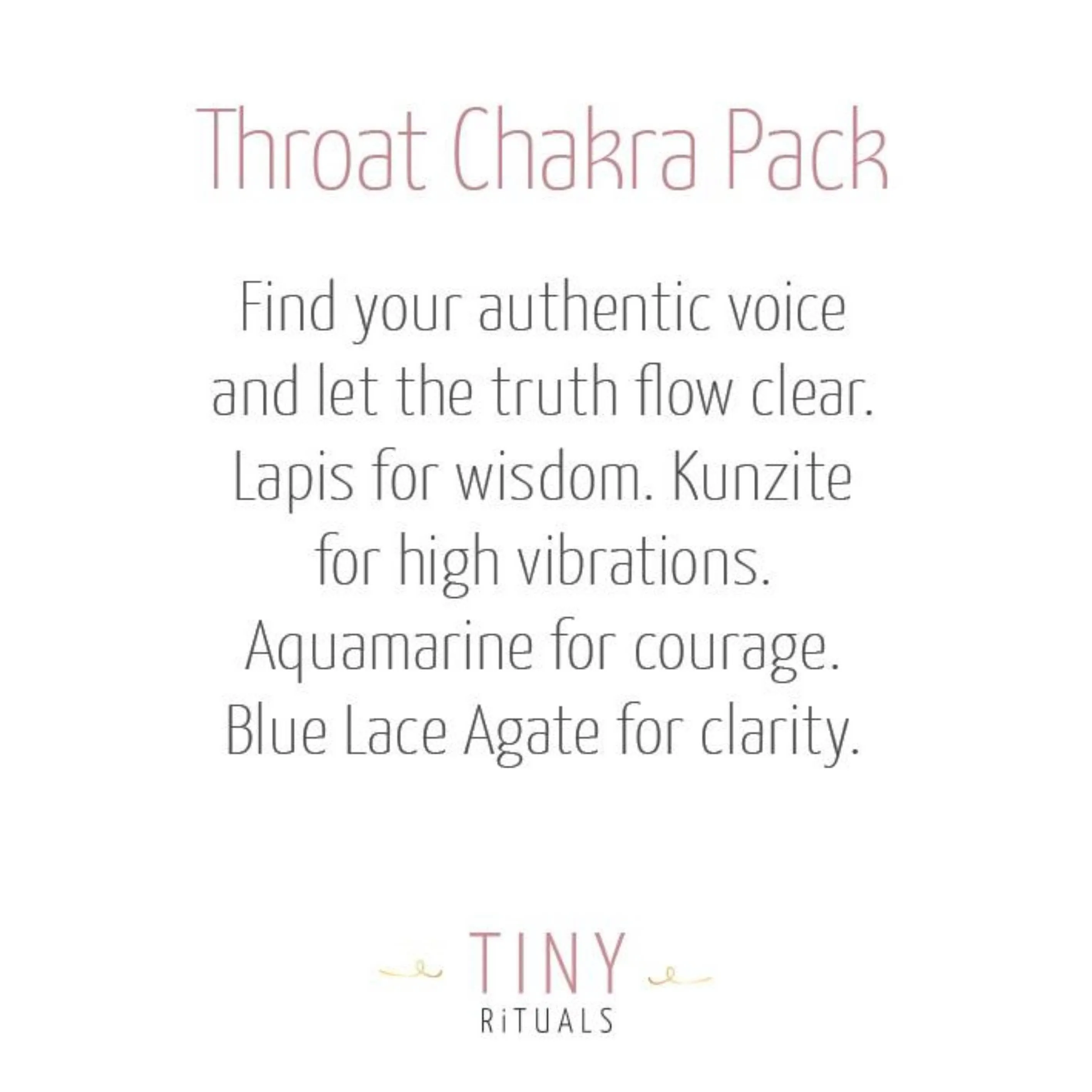 Throat Chakra Pack