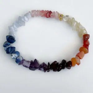Tumbled Semi-Precious Stone Chakra Bracelet Type 2