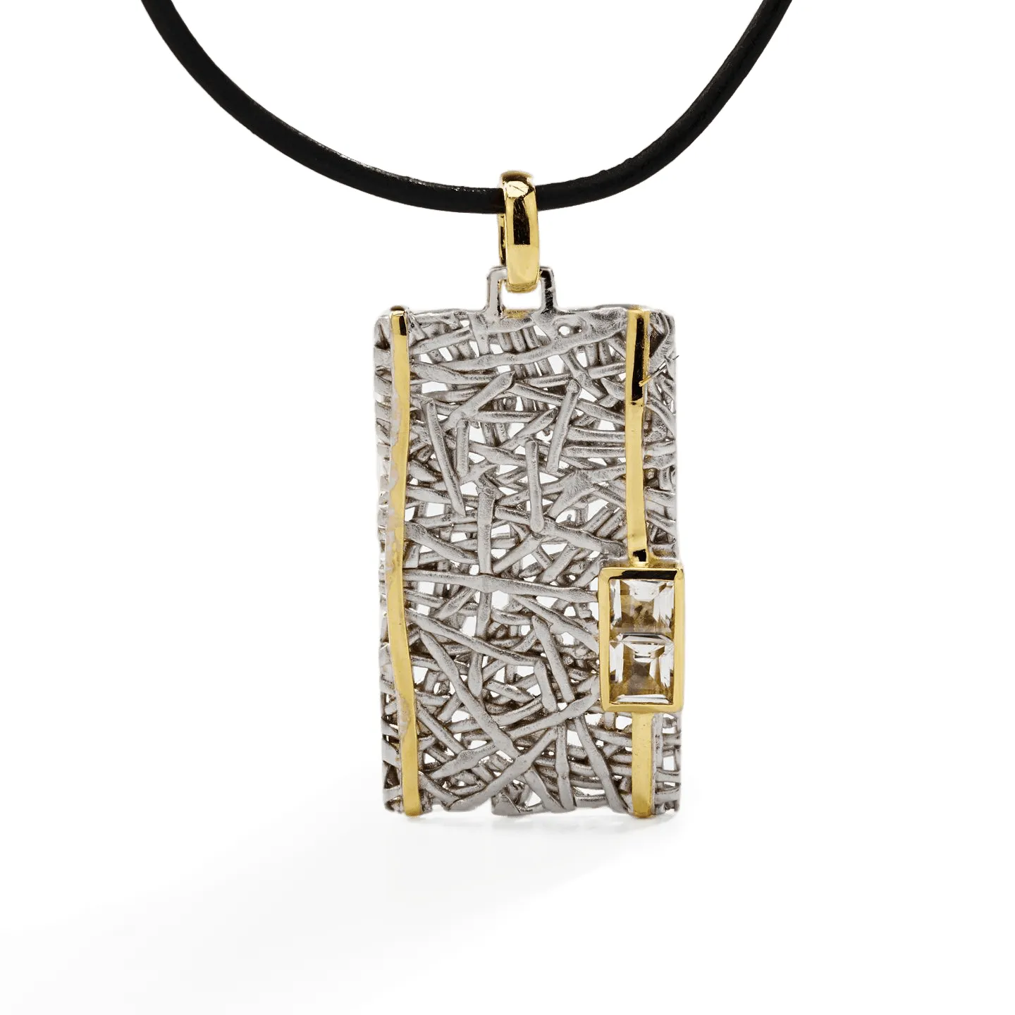 Verina White Topaz Pendant