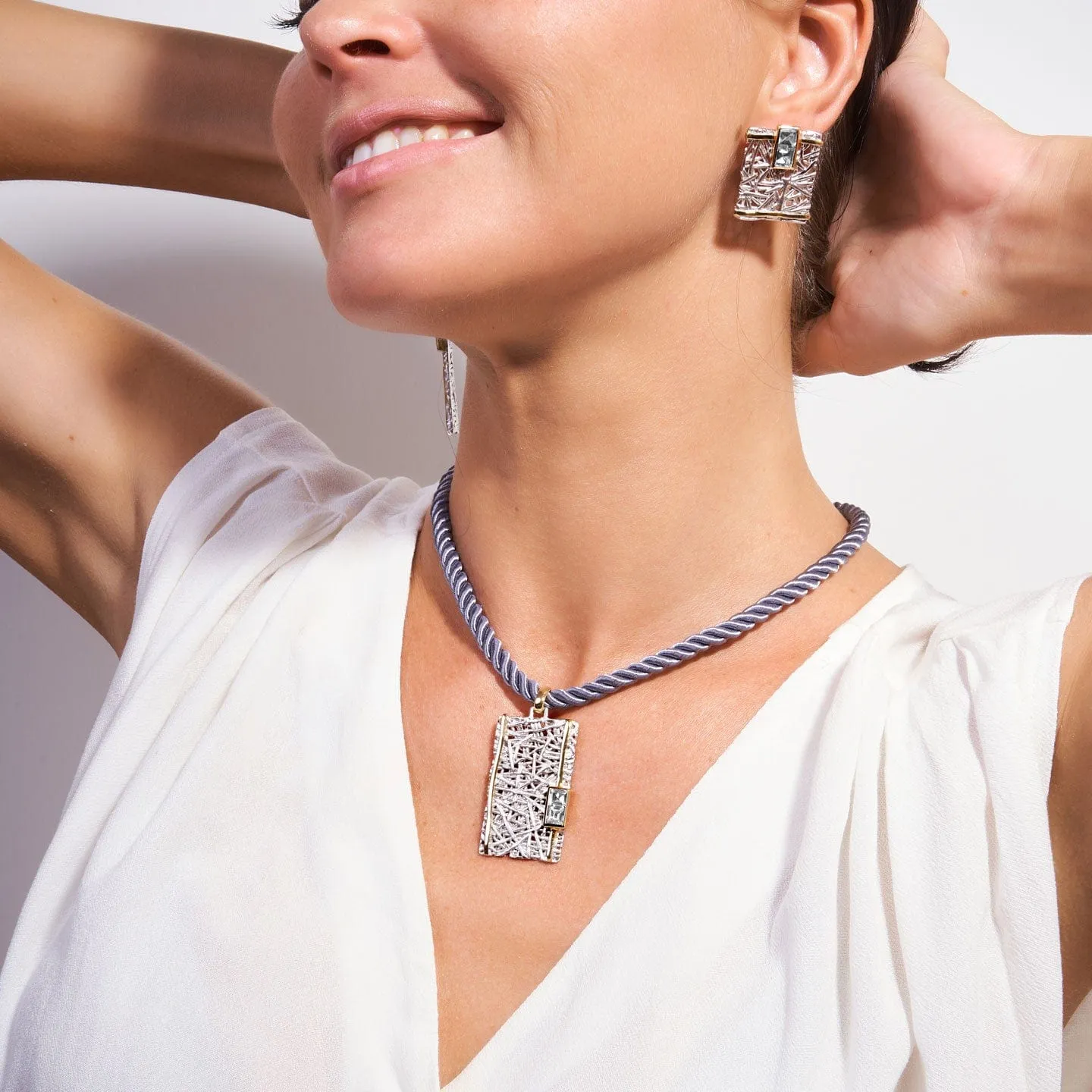 Verina White Topaz Pendant