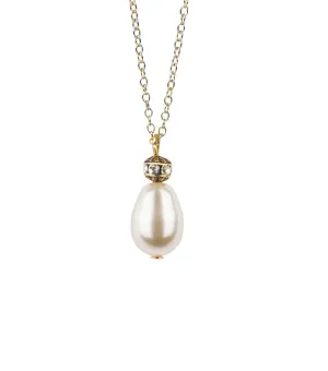 Vintage Inspired Tear Drop Necklace