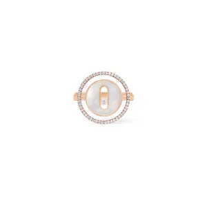 White Mother-of Pearl Lucky Move PM Ring
