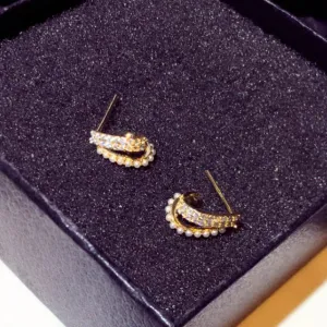 Women's Fashion Zircon Temperamental Earrings