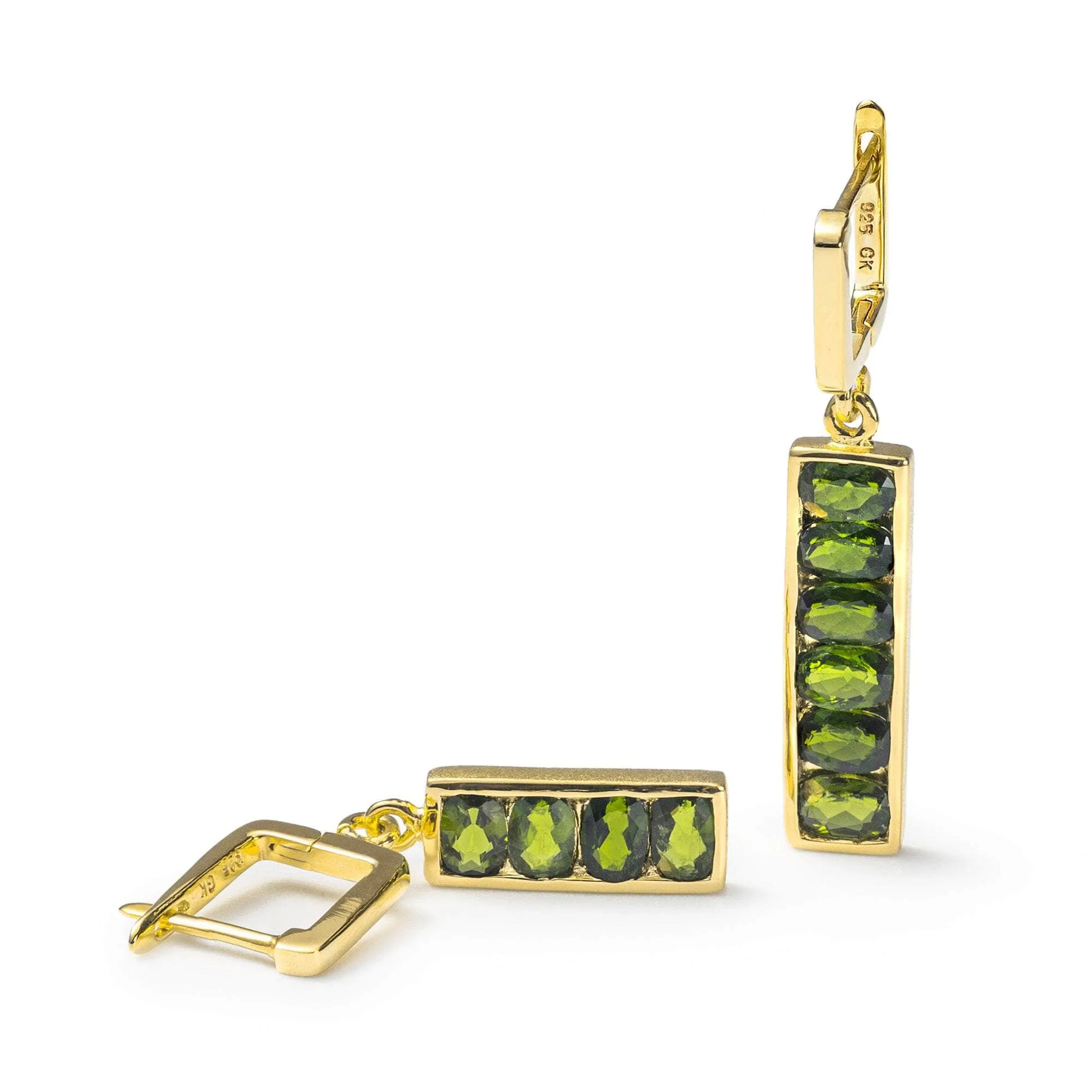Zivie Chrome Diopside Earrings
